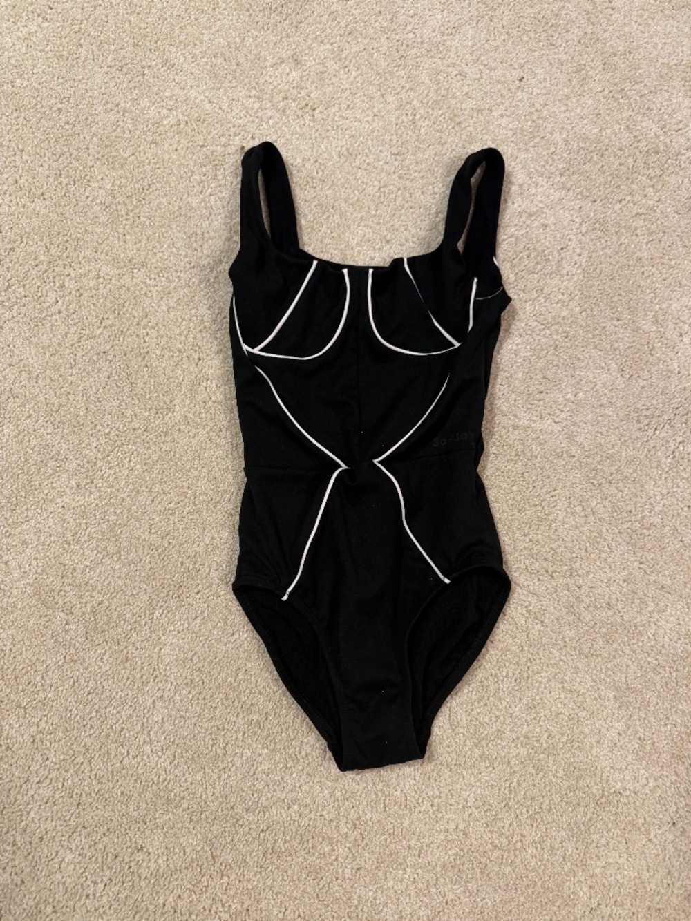 Jo and Jax black and white leotard